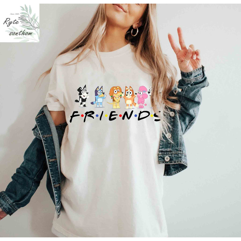 Bluey, Bingo and Friends Comfort Colors® Shirt, Bluey and Friends Shirt, Bluey and Friends Premium Shirt - 2.jpg