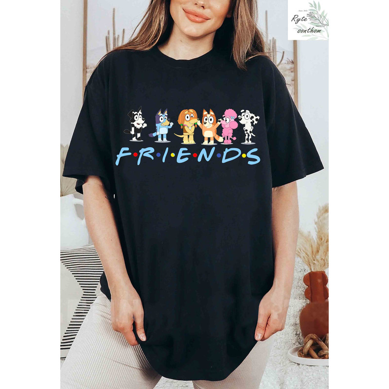 Bluey, Bingo and Friends Comfort Colors® Shirt, Bluey and Friends Shirt, Bluey and Friends Premium Shirt - 3.jpg