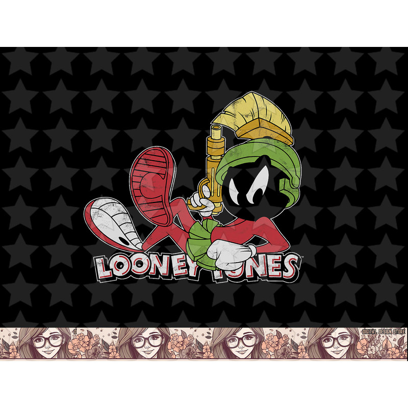 Looney Tunes Marvin The Martian Logo png, sublimation, digital download .jpg