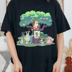 heeler family cosplay robin hood comfort colors shirt, bluey and family funny shirt,