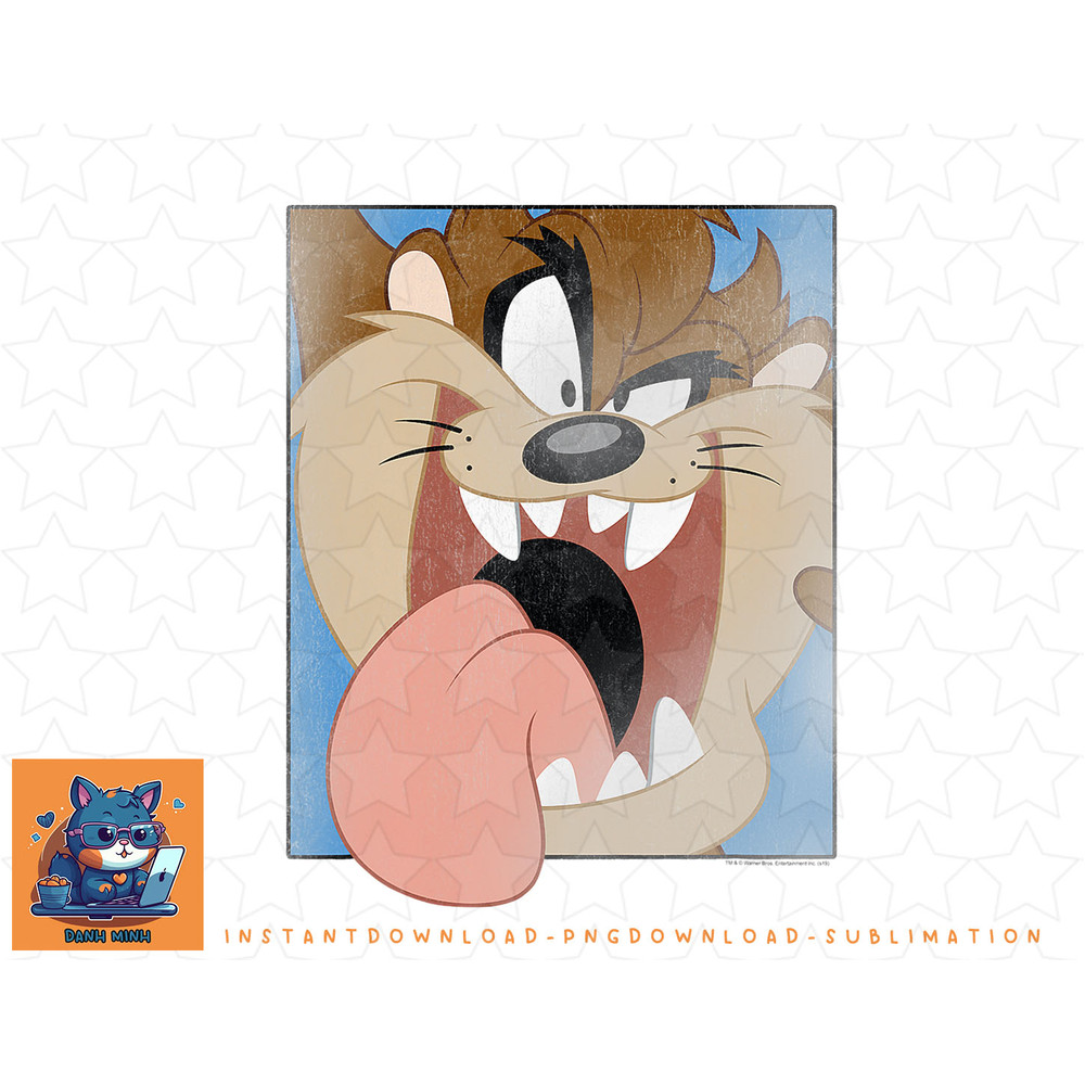 Looney Tunes Taz Closeup png, sublimation, digital download.jpg