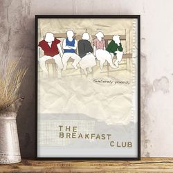 movie poster, film poster, breakfast club poster, wall art, wall decor, prints, home decor, secrets unveiled together