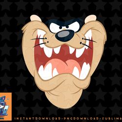 looney tunes taz face png, sublimation, digital download