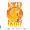 Looney Tunes Halloween Angry Monster Tweedy Bird png, sublimation, digital download.jpg