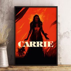 movie poster, film poster, carrie poster, wall art, wall decor, prints, home decor, revenge through fire poster