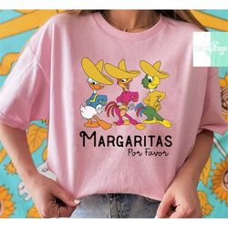 vintage comfort colors shirt, disney margarita shirt, disney epcot shirt, margaritas epcot shirt, the three caballeros s
