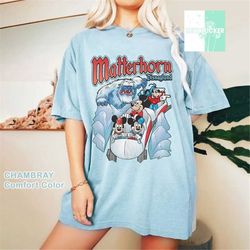 disney matterhorn bobsleds comfort colors shirt, mickey and friends shirt, disneyland mickey shirt, disneyland ride shir