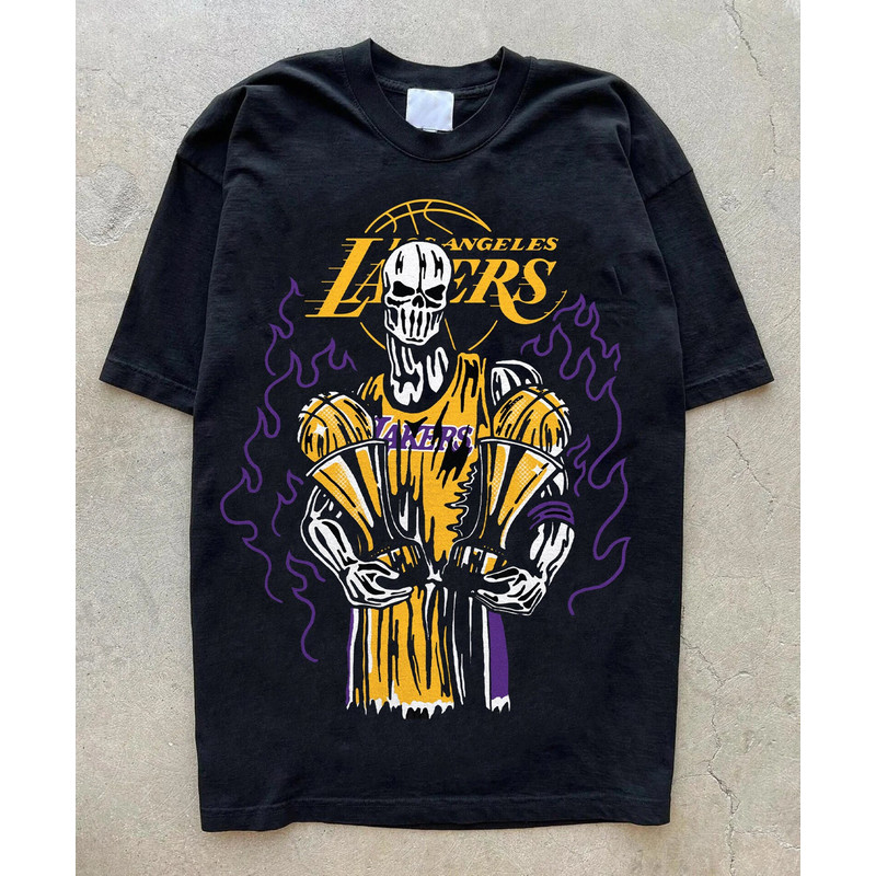 Warren Lotas CIty of Angeles Lakers nba T-shirt NBA lakers shirt, Lebron james vintage nba shirt Basketball Shirt - UNISEX - 1.jpg