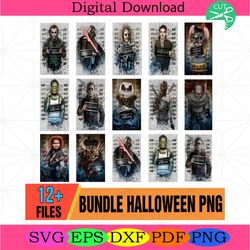 killer character halloween png bundle, movie halloween png, horror movie pngkiller character , movie halloween, horror m