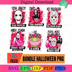 horror halloween png bundle, horror movies png, happy halloween subliamtionhorror halloween, horror movies, happy hallow