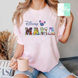 disney mama shirt, mickey mom shirt, disney characters mom shirt, minnie best mom ever, disneyworld shirt, mother's day