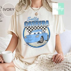 disney sally carrera comfort shirt, disney pixar cars shirt, racing cars matching tee, disneyworld shirt,disney birthday
