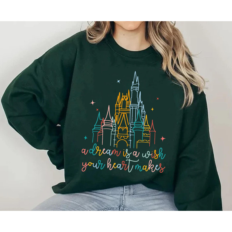 Cinderella Castle A Dream Is A Wish Your Heart Makes Shirt Disney Princess T-shirt Magic Kingdom Walt Disney World Disneyland Trip - 5.jpg