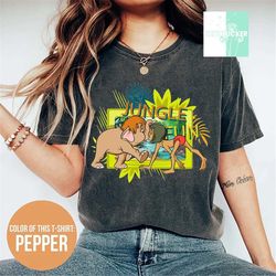 disney the jungle book mowgli and winifred jungle fun shirt, magic kingdom trip unisex t-shirt family birthday gift adul