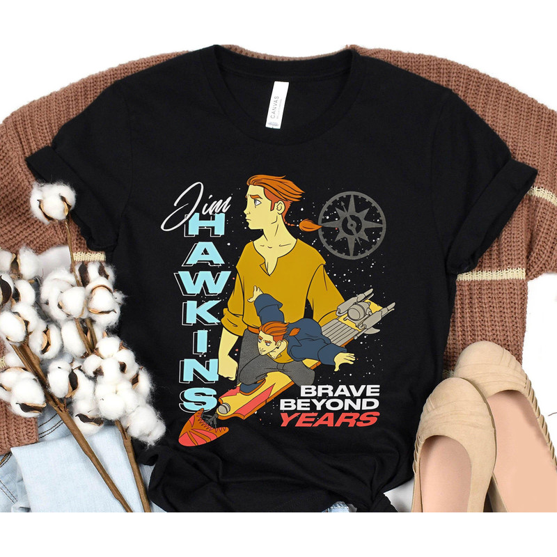 Disney Jim Hawkins Double Portrait Brave Beyond Years Shirt Disney Treasure Planet T-shirt Walt Disney World Disneyland Trip Outfits - 4.jpg