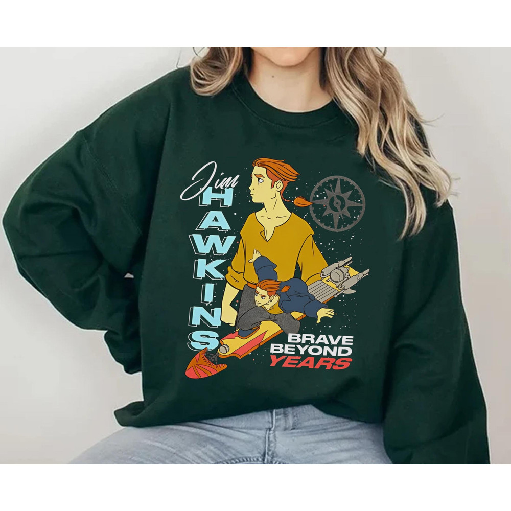 Disney Jim Hawkins Double Portrait Brave Beyond Years Shirt Disney Treasure Planet T-shirt Walt Disney World Disneyland Trip Outfits - 5.jpg