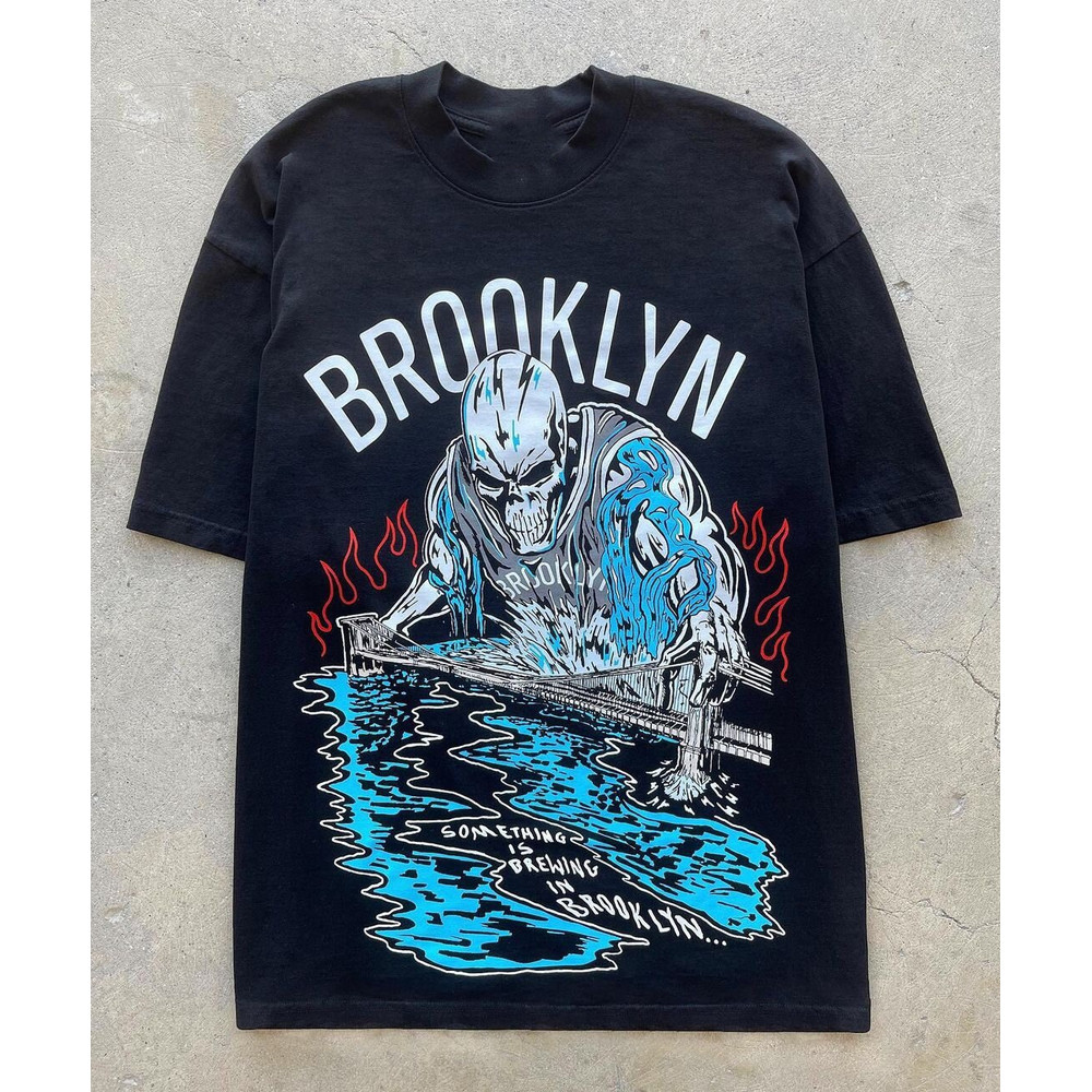 Warren Lotas Something's Brewing In Brooklyn T-shirt NBA Kevin Durant shirt, New york nets shirt, NBA Durant shirt - UNISEX - 1.jpg