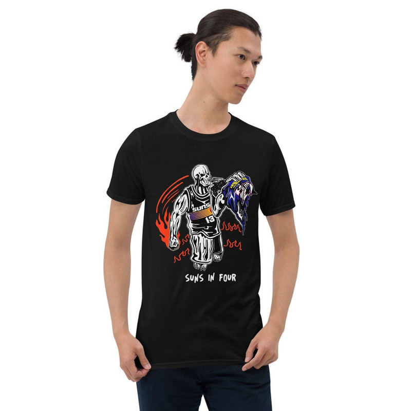 Warren Lotas  Suns In Four  T-shirt  NBA Suns in 4 shirt, Phoenix Suns Basketball Team , valley oop shirt , Devin booker shirt - UNISEX - 2.jpg
