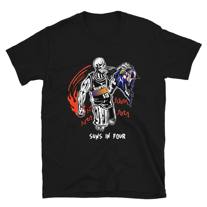 Warren Lotas  Suns In Four  T-shirt  NBA Suns in 4 shirt, Phoenix Suns Basketball Team , valley oop shirt , Devin booker shirt - UNISEX - 4.jpg