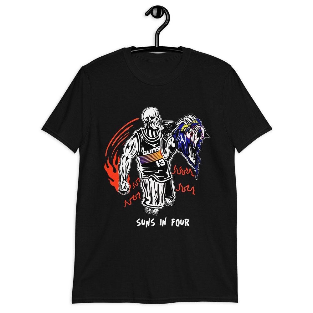 Warren Lotas  Suns In Four  T-shirt  NBA Suns in 4 shirt, Phoenix Suns Basketball Team , valley oop shirt , Devin booker shirt - UNISEX - 5.jpg