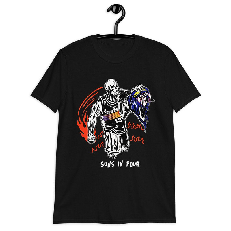 Warren Lotas  Suns In Four  T-shirt  NBA Suns in 4 shirt, Phoenix Suns Basketball Team , valley oop shirt , Devin booker shirt - UNISEX - 5.jpg