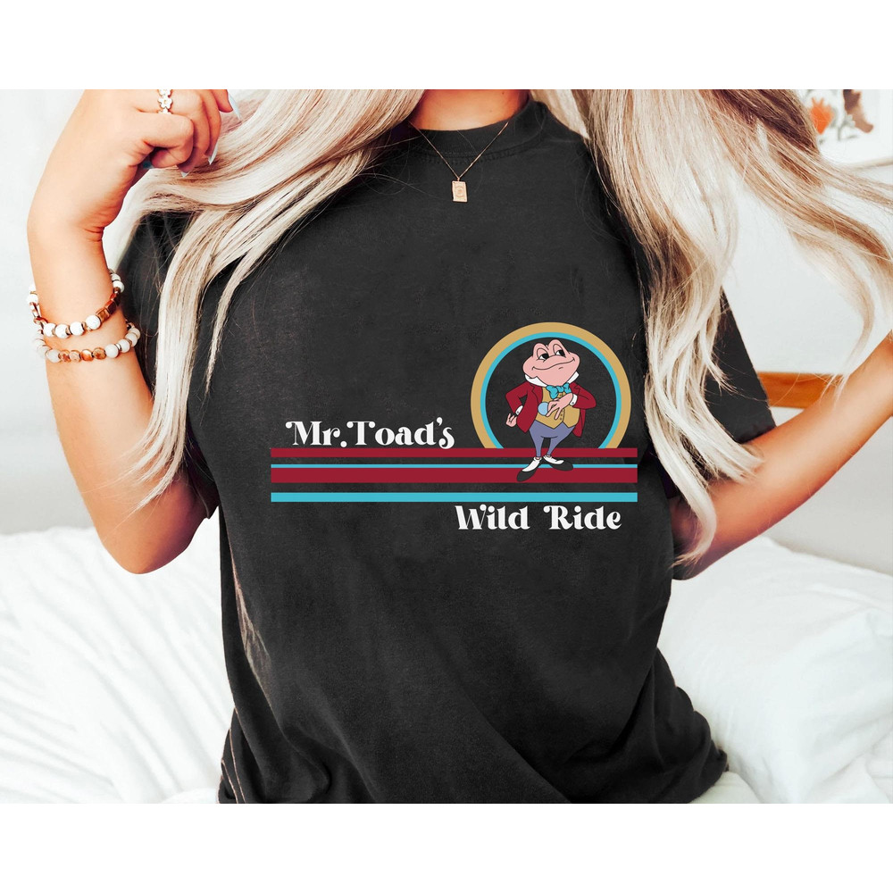 Disney Retro Mr Toad's Wild Ride T-shirt Disney Mr Toad Shirt Disney Birthday Magic Kingdom Park Disneyland Family Trip Outfits - 3.jpg