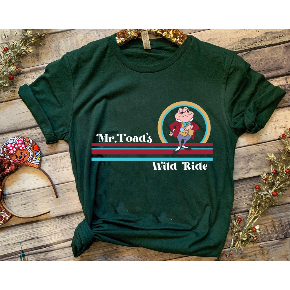 Disney Retro Mr Toad's Wild Ride T-shirt Disney Mr Toad Shirt Disney Birthday Magic Kingdom Park Disneyland Family Trip Outfits - 5.jpg