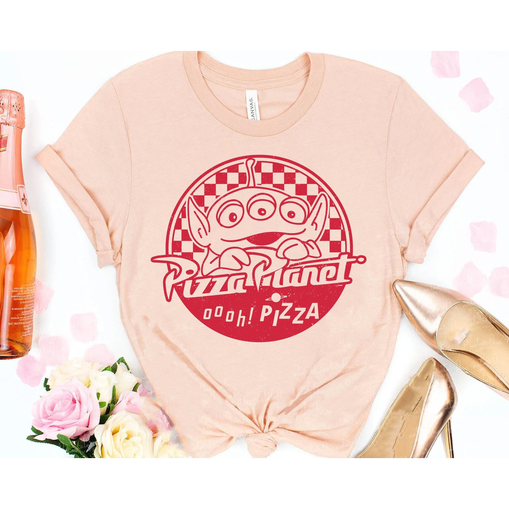 Disney Retro Pizza Planet Alien Logo Badge T-shir Disney Toy Story Shirt Disney Snack Tee Disney Birthday Disneyland Family Trip - 1.jpg