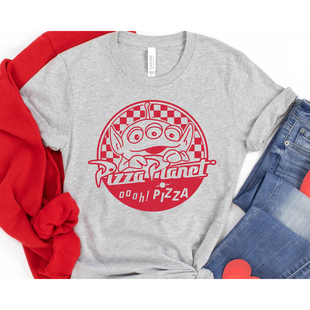 Disney Retro Pizza Planet Alien Logo Badge T-shir Disney Toy Story Shirt Disney Snack Tee Disney Birthday Disneyland Family Trip - 4.jpg