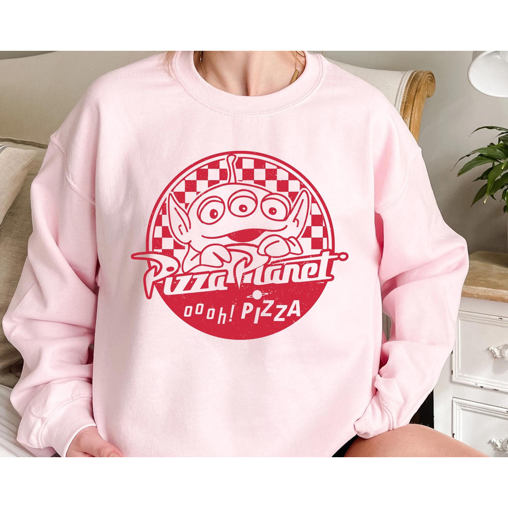 Disney Retro Pizza Planet Alien Logo Badge T-shir Disney Toy Story Shirt Disney Snack Tee Disney Birthday Disneyland Family Trip - 5.jpg
