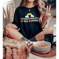sarcastic heterosexual shirt, lgbtq shirt, funny gay shirt, pride month shirt, lgbtq ally shirt,non-binary shirt,gay pri