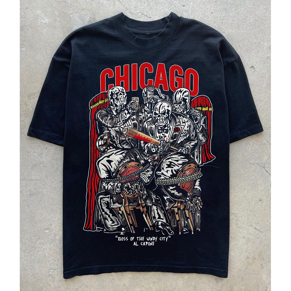 Warren Lotas Chicago Bulls  Boss Of The Windy City Al Capone  NBA t shirt - UNISEX - 1.jpg