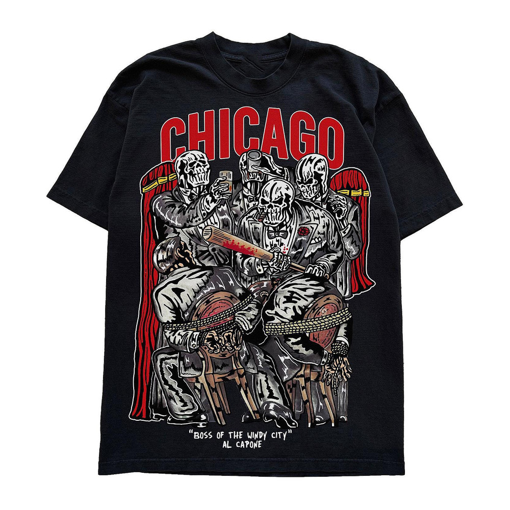 Warren Lotas Chicago Bulls  Boss Of The Windy City Al Capone  NBA t shirt - UNISEX - 2.jpg