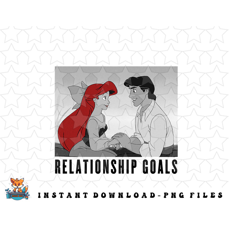 Disney The Little Mermaid Valentines Day Relationship Goals png, sublimation, digital download.jpg