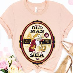 grumpy dwarf the old man of the sea shirt, cruise line 25th silver anniversary a