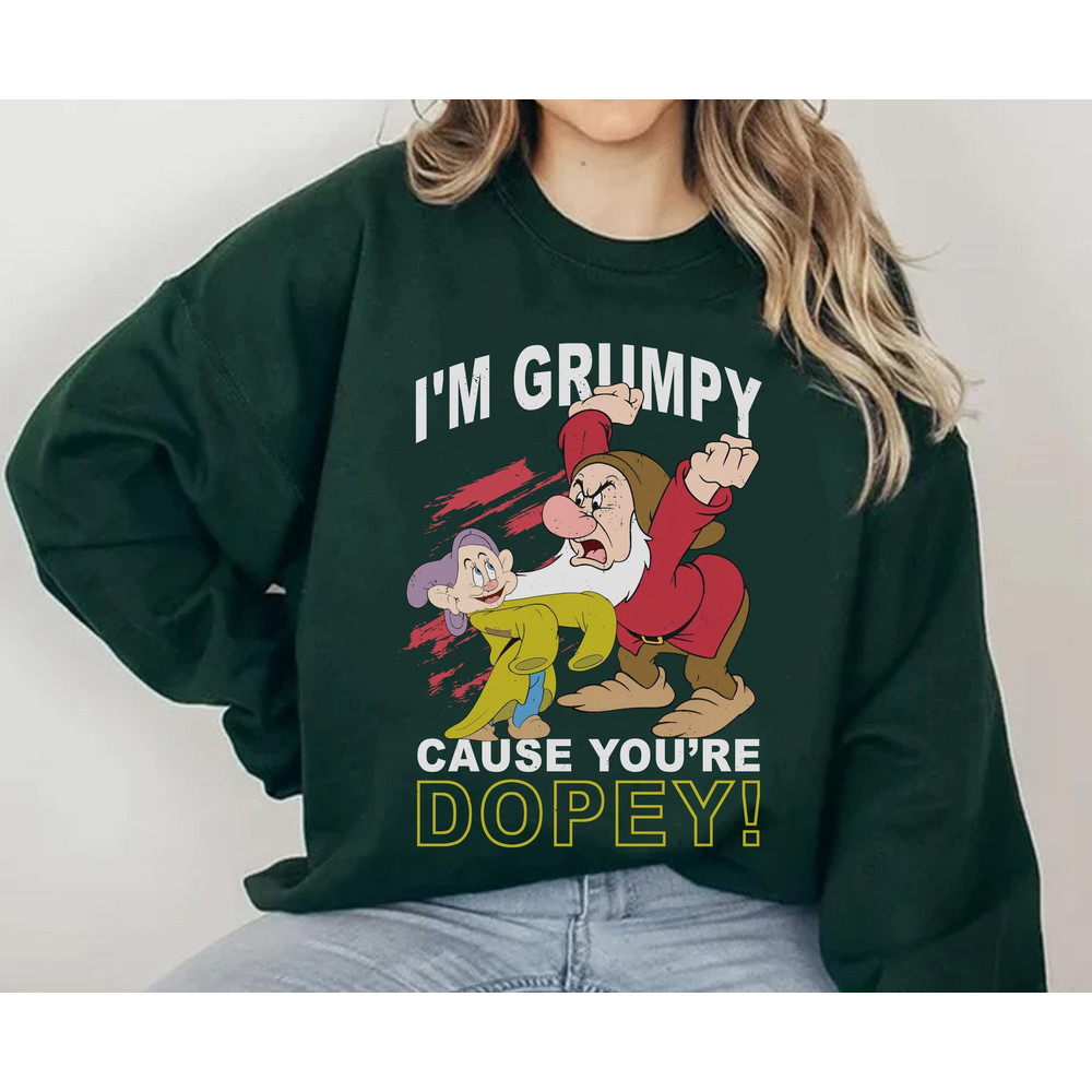 I'm Grumpy Cause You're Dopey Graphic Snow White And Seven Dwarfs Shirt Grumpy Dwarf Disney T-shirt Walt Disney World Disney Birthday - 5.jpg