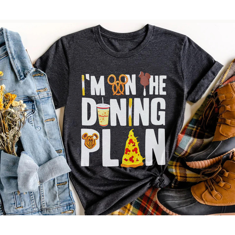 I'm On The Dining Plan Mickey Snacks and Drinks Shirt Disney Foods T-shirt Epcot Theme Park Walt Disney World Tee Disneyland Trip - 7.jpg