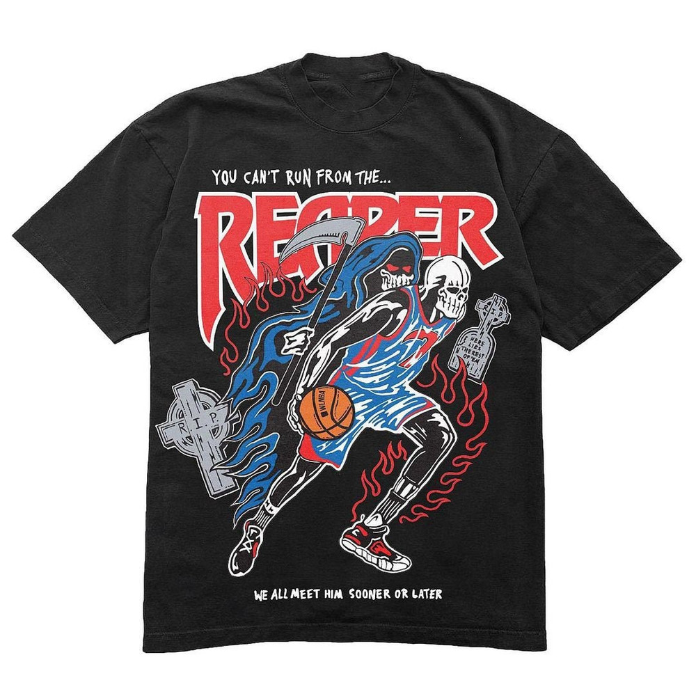 Warren Lotas The Reaper We all meet him sooner or later T-shirt NBA Kevin Durant shirt, New york nets shirt, NBA Durant shirt - UNISEX - 1.jpg