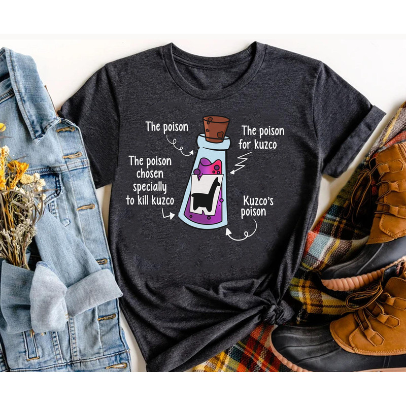 Kuzco's Poison Yzma's Extract of Llama Shirt The Emperor's New Groove Villains T-shirt Walt Disney World Tee Disneyland Family Trip - 4.jpg