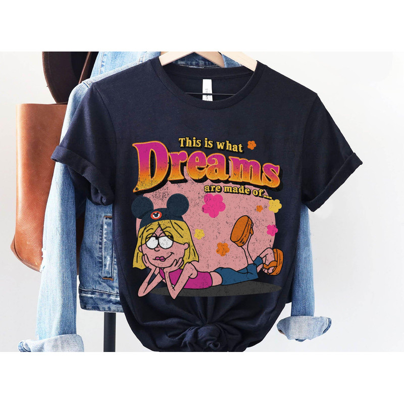 Lizzie Mcguire This Is What Dreams Are Made Of Sweatshirt Retro Disney Shirt Walt Disney World Magic Kingdom Disneyland Trip Funny Gift - 4.jpg
