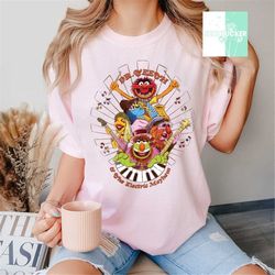 disney the muppets show dr teeth & electric mayhem keyboard band retro shirt, wdw unisex t-shirt family birthday gift ad