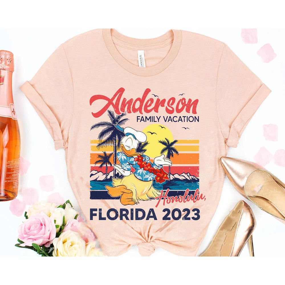 Personalized Retro Mickey And Friends Summer Beach Aloha Shirt Disney Family Matching T-shirt Summer Vacation Tee Disneyland Trip - 4.jpg