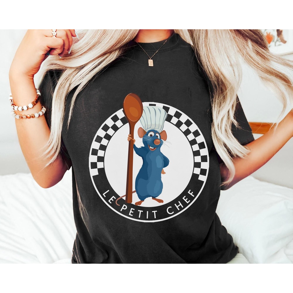 Remy Mouse Le Petit Chef Shirt Ratatouille Tee Little Mouse Chef Walt Disney World T-shirt Disneyland Family Trip Magic Kingdom - 3.jpg