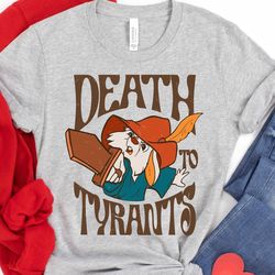 skippy rabbit death to tyrants shirt, robin hood disney tee, magic kingdom, walt