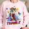 Retro 90s Chip n Dale Double Trouble Shirt Disney Couple Matching T-shirt Walt Disney World Tee Magic Kingdom Disneyland Family Vacation - 3.jpg