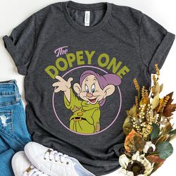 the dopey one snow white and seven dwarfs shirt, dopey dwarf disney tee, walt di