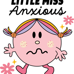 little miss anxious svg
