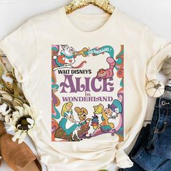 Retro Alice in Wonderland Group Sweatshirt, Alice Cheshire Cat Mad Hatter March
