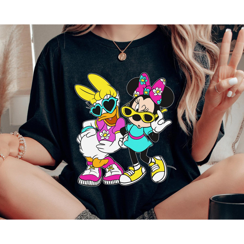 Retro Daisy And Minnie Summer Bff Shirt Disney Summer Best Friends Matching Tee Disneyland Bestie Girl Trip T-shirt Disney Birthday - 4.jpg