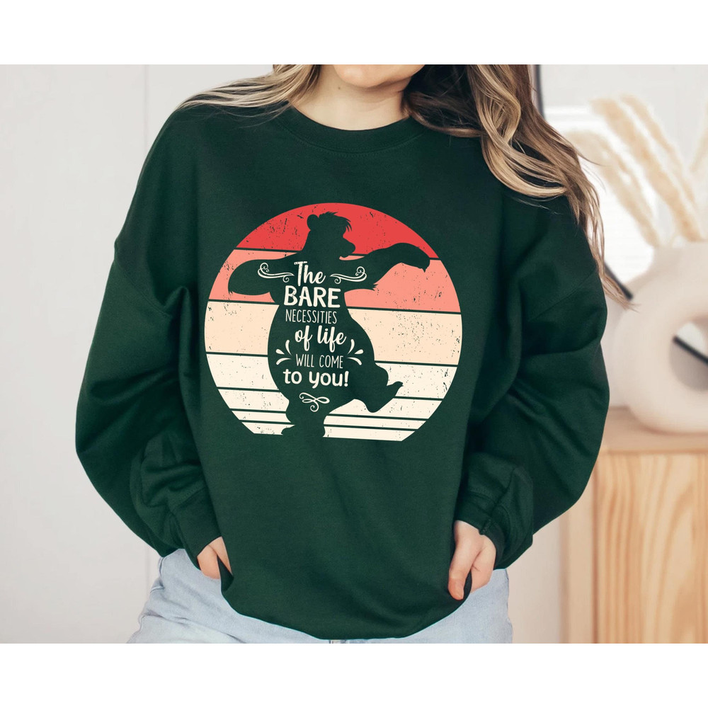 Retro Disney Baloo Bear Bare Necessities Shirt Disney The Jungle Book T-shirt Disney Birthday Walt Disney World Hollywood Studios - 4.jpg